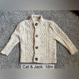 •Cat& Jack• Cable Knit Sweater | 18m